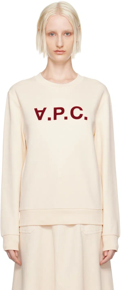 APC OFF-WHITE STANDARD GRAND 'V.P.C.' SWEATSHIRT