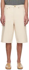Apc A.p.c. 'westland' Bermuda Shorts In Aad Ecru