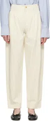 Apc A.p.c. 'willow' Pants In Aac Off White