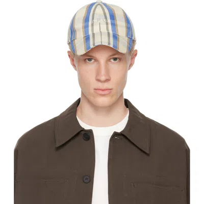 A.p.c. Off-white & Blue Charlie Baseball Cap