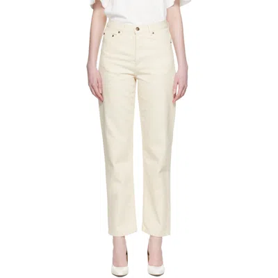 A.p.c. Off-white Fairfax Jeans In Neutral