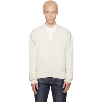 A.p.c. Off-white Kevin Cardigan