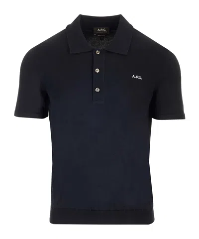 Apc A.p.c. T-shirts And Polos In Blue