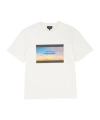 Apc Open-necked Black Shirt In White