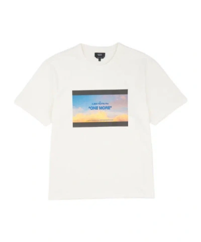 Apc Open-necked Black Shirt In White