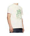 Apc Open-necked Black Shirt In White