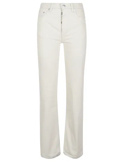 Apc A.p.c. Organic Cotton Jeans For Women In White