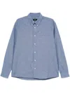 Apc Shirt A. P.c. Men Color Indigo In Blue
