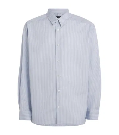 A.p.c. Organic Cotton Stripe Shirt In Multi