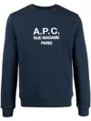 Apc Classic Cotton Sweatshirt With Iconic Logo And Fit