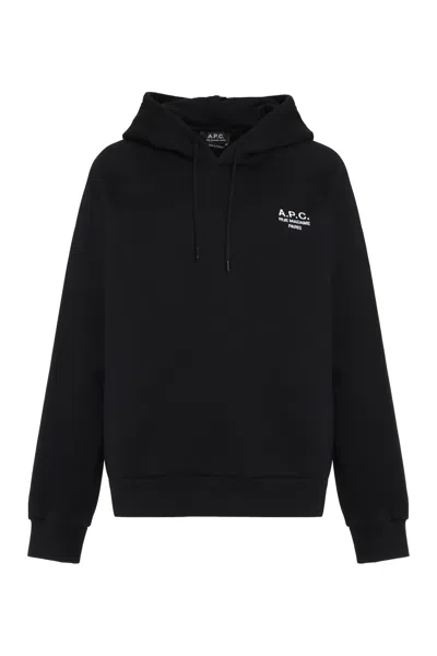 Apc Oscar Full Zip Hoodie In Black