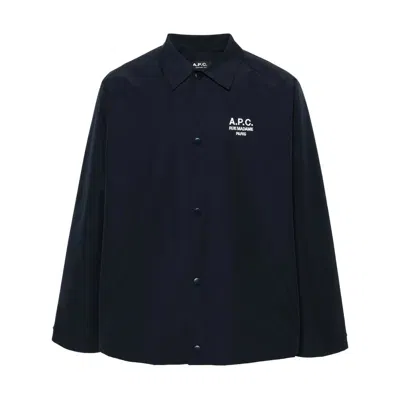 Apc A.p.c. Outerwears In Blue