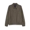Apc Gilbert Checked Brushed Wool-blend Blouson Jacket In Brown