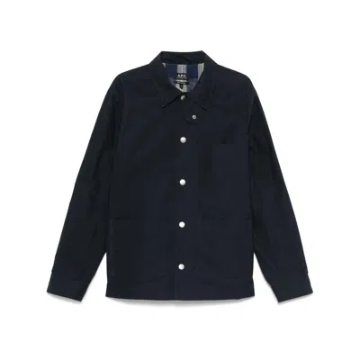 Apc A.p.c. Outerwears In Blue