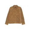 Apc Corduroy Shirt Jacket In Brown