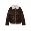 Apc Long Sleeves Jacket In Brown