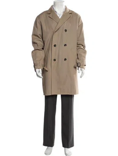 Pre-owned A.p.c. Overcoat In Brown