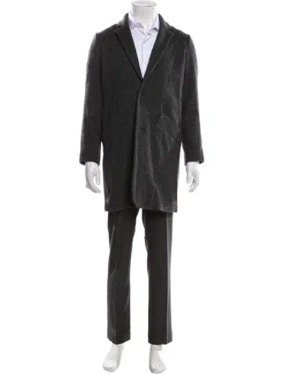 Pre-owned Apc Overcoat In Gray