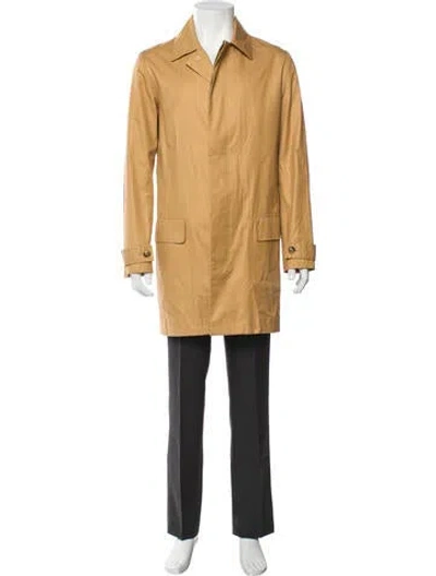 Pre-owned Apc Overcoat In Neutral