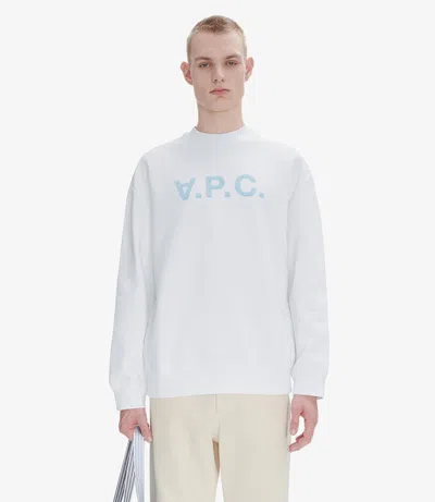 APC OVERSIZE GRAND VPC SWEATSHIRT (M) M WHITE / BLUE