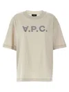 Apc A.p.c. 'oversize Grand Vpc' T Shirt In Beige