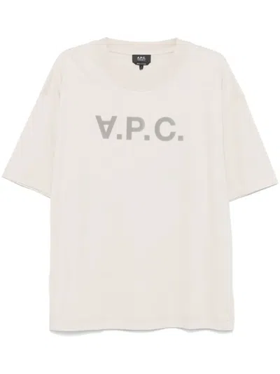 A.p.c. Oversize Grand Vpc T-shirt In Aae Mastic