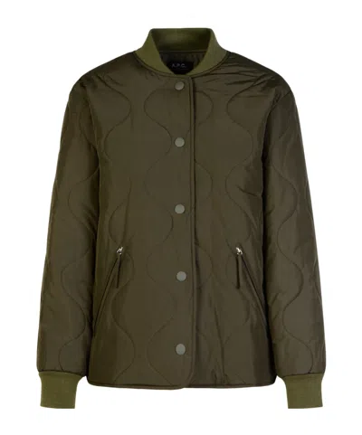 APC A.P.C. QUILTED BUTTONED JACKET