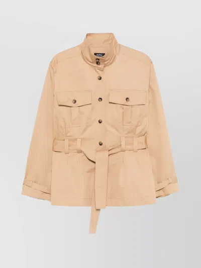 Apc Paloma Jacket Adjustable Cuffs In Pink