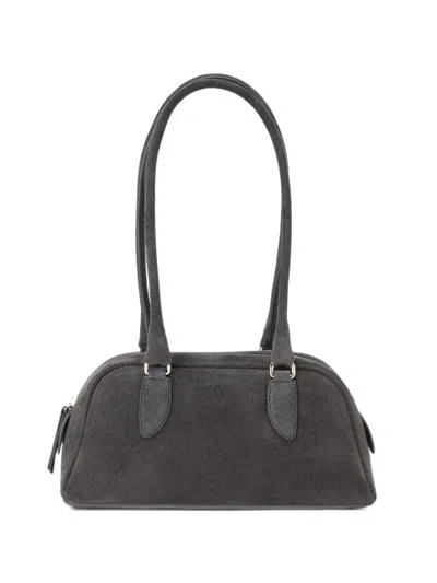 A.p.c. Paloma Suede Shoulder Bag In Gray