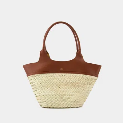 Apc Panier Tanger Shoulder Handbag In Brown