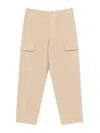 A.p.c. A. P.c. Cotton Cargo Trousers In Neutral