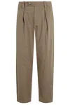 Apc A.p.c. Relaxed Fit Pants With Renato Pattern In Brown