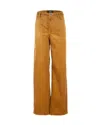 Apc A.p.c. Pantalone Elisabeth Caramel In Brown