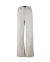 Apc Straight Leg Trousers With Pockets And Belt Loops In White