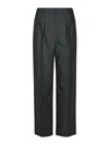 Apc Tressie Grey Virgin Wool Pants In Gris