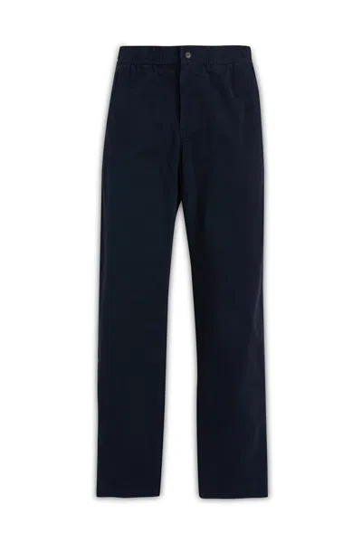 Apc Cotton Trousers In Blue