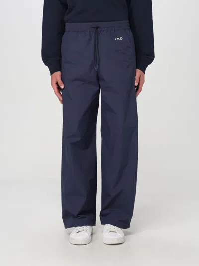 Apc Pants A. P.c. Men Color Blue