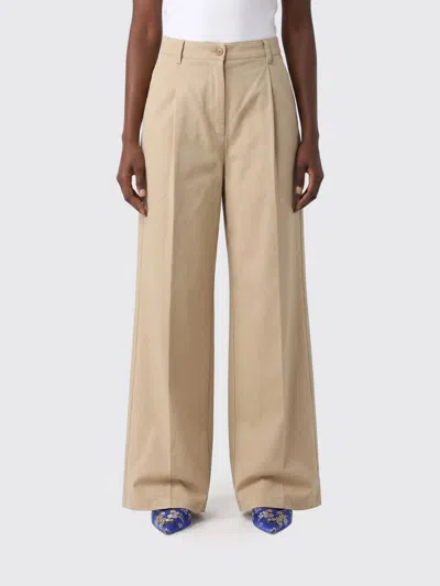 Apc Pants Woman A.p.c. In Neutral