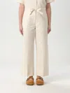 Apc Pants A.p.c. Woman Color Ecru In Ecru