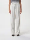 Apc Pants A.p.c. Woman Color Ecru In Ecru