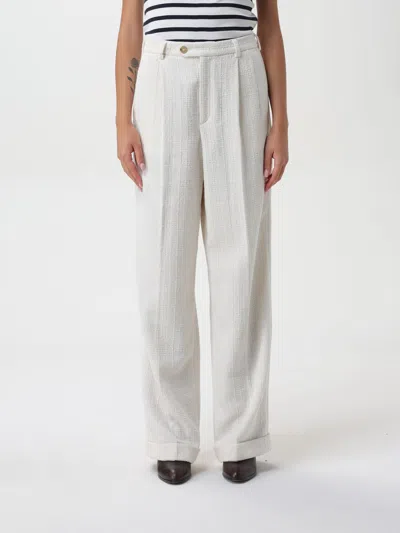 Apc Pants A.p.c. Woman Color Ecru