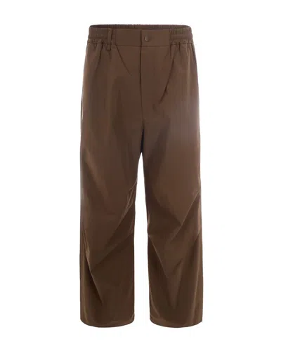 Apc Pantalone Benjamin Marron Glace In Blue