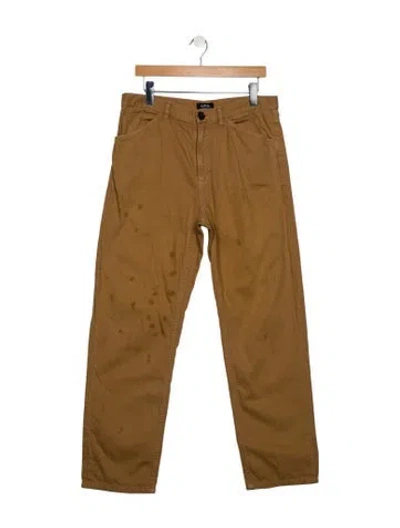 Pre-owned Apc Pants In Brown