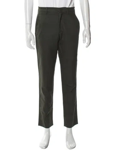 Pre-owned Apc Pants In Green