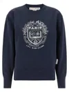 Apc The Mens Paris Crewneck Marc Jacobs In Blue