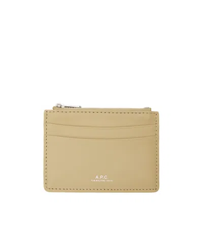 A.p.c. Paris Card Pack In Neutral