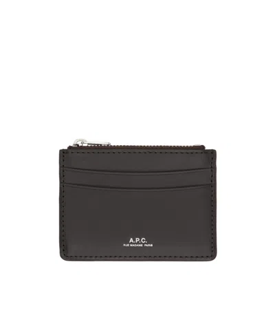 A.p.c. Paris Card Pack In Gray