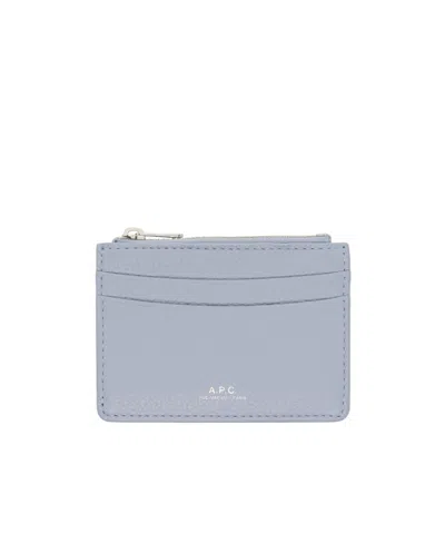 A.p.c. Paris Card Pack In Blue