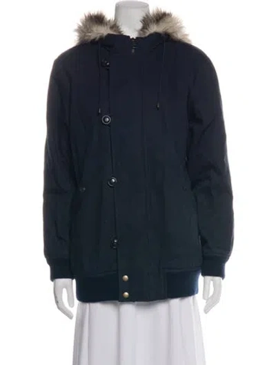 Pre-owned A.p.c. Parka In Blue