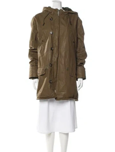 Pre-owned Apc Parka In Brown